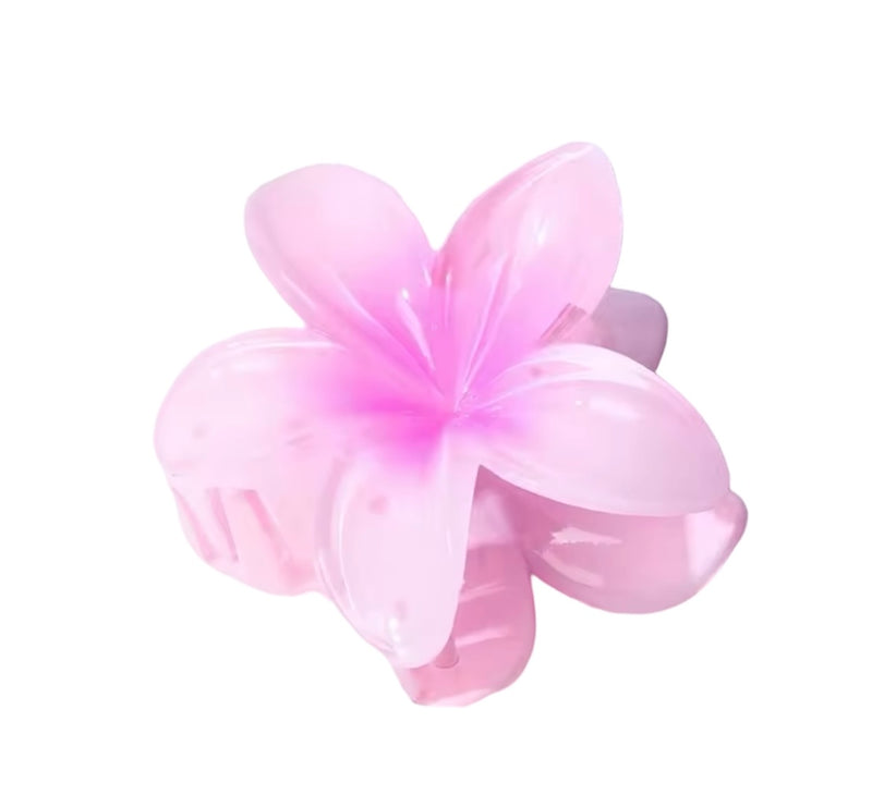 Flower hair clip