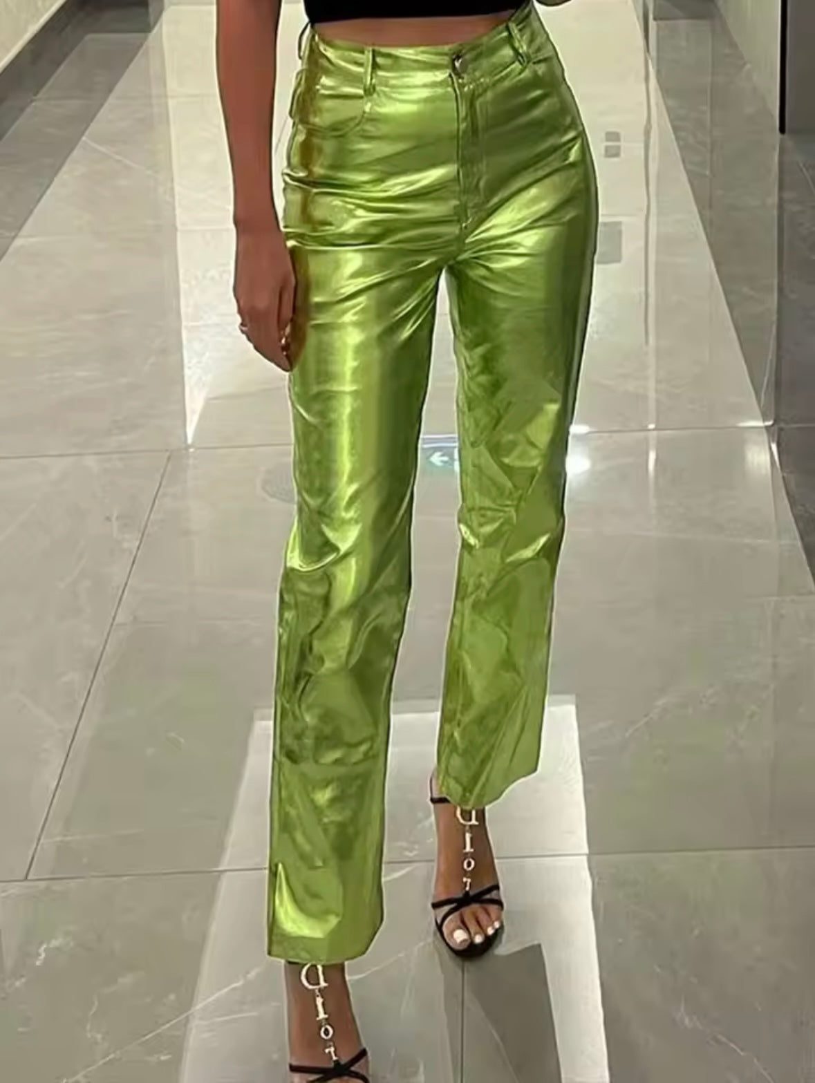 Metallic Pants