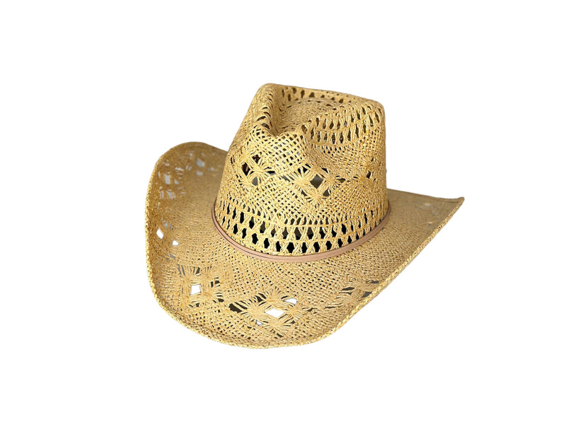 Beach cowgirl hat Khaki